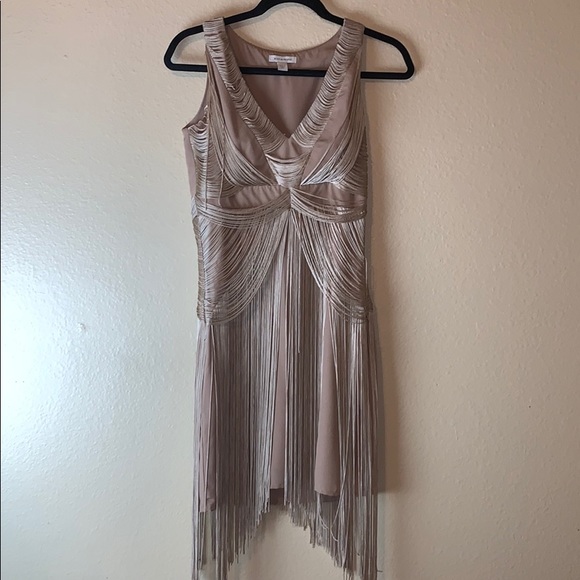 Boston Proper Dresses & Skirts - Boston Proper fringe nude Womens SZ 2 Dress